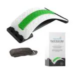 Expertomind Back Stretcher | Back Pain Relief & Posture Support | Massage & Acupuncture | Adjustable Design with Chair Strap | Durable ABS Material | 96 Pressure Points (Green)