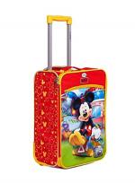 GAMME Mickey Mouse Polyester 45 Cms Red Soft Side Cabin Luggage