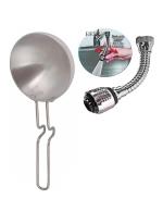 Urban Buy Aluminium Tadka Pan With Stainless Steel Turbo Flex and Multicolour, Pack of 2