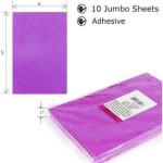 StealODeal Purple Self Adhesive Glitter Foam Sheets A4 Size