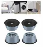 Refrigerator Stand, Washing Machine Stand, Furniture Base Stand, Fridge Stands (Set - 4) (Grey)