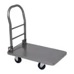 Bigapple Heavy Weight King Iron Trolley, Load Capacity-300 Kg (Silver)