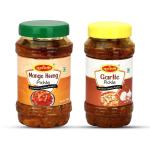 Authentic Garlic pickle-Mango Heeng Pickle | Tangy-Sour Delight from Dudani |Combo of 500 GM