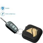 StealODeal Black Gold Square Boat Muitipurpose 2 In 1 Key Chain