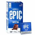Manforce Epic Super Thin Premium Condoms For Men 10 Counts x ( Pack of 4)