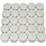 GLIM INCENSE HANDMADE PRODUCTS Premium Wax Tealight Unscented Candle , White, Pack 55