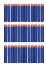 SHOPOWARE 30 Pcs Soft Foam Darts Bullets for Nerf Dart Gun Refill Pack of 30 (BLUE)