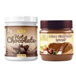 Mr.Kool Hot Chocolate Drink Powder(400gm) and Choco Hazelnut Spread (350gm).Pack Of 2 Combo.