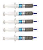 WETEK Thermal Compound Paste Use in Coolers Heat Sink for CPU and Chipsets (Grey, 30 g Pack of 5)