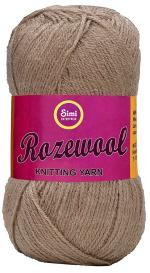 Simi Enterprise Brown Wool Rosemary Wool Ball Hand Knitting Wool, Art Craft Soft Fingering Crochet Hook Yarn, Needle Knitting Yarn Thread Dyed-Cb Art-Fhf, 300 G
