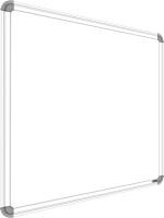 SHELFKING 2 X 3 feet Glossy White Board, One Side White Board Marker and Reverse Side Green Chalk Board Surface Whiteboards White, Green board (60 cm x 90 cm)