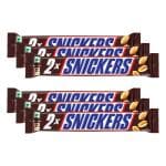 Snickers Duos Peanut Filled Chocolate Bar | Loaded with Peanuts, Nougat & Caramel | Nutty Chocolate Bar | 80g (Pack of 6)