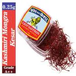 Lion Saffron 0.25g Pure Kashmiri Mongra Kesar Grade A++ for Pregnancy, Cooking & Skin