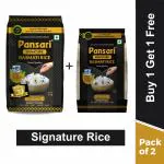 Pansari Signature Basmati Rice, Biryani /Pulav Rice (Long Grain, Raw) 5Kg+ 1 Kg Free