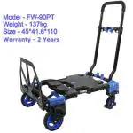 Hefty 2 In 1 Convertible Hand Trolley Foldable Hand Truck 70/137 KG