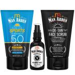 Man Arden Fabulous Skin Care Combo Sunscreen, Vitamin Face Serum, De Tan Scrub (Pack Of 3)