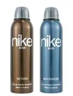 Nike Men Vetiver and Sea Breeze Deodorant Combo 200 ml (Pack of 2)