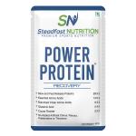 Steadfast Nutrition Power Protein | Natural Cocoa - The Endurance Recovery Formula. 29.2g slow and fast release proteins. | 13g EAA 6.2g BCAA and 5.4g Glutamic Acid |Naturally Cocoa Flavoured/Lab Tested Box of 60 Servings /40g per serve/