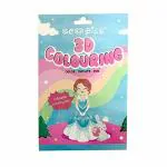 Scoobies 3D Colouring Inflatable Princess Toy 22 x 8 x 28 cm
