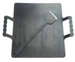 NAAYAGI - HEALTHY COOKWARE - IRON PATHRI TAWA, IRON DOSA TAWA, IRON ROTI TAWA / KALLU - 12 INCH, SQUARE