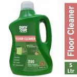 PureCult Floor Cleaner| Natural and Safe Surface Disinfectant| Kids & Pet Safe, Anti-bacterial & Germ Protection Liquid| Plant-Based| Geranium and Lavender Essential Oils (5 Litre)
