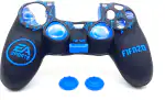 TMG Ps4 Fifa 20 Theme Silicone Protective Skin Case Cover for PS4 Controller-Blue Incomplete