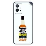 GADGETSWRAP Printed Vinyl Skin Sticker for Vivo T1 - Risky After Wisky