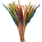 CRAFTWAFT GLITTER FLORAL LEAVES Multicolor Dried Sticks Artificial Flower (33 inch, Pack of 1, Flower Bunch)