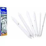 Artline HB,2B,4B,6B,8B,10B.Pencil & Blending/Smudging Stumps Set of 6 (Size 1 to 6)