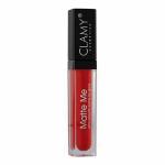 Clamy Carmine Matte Ultra Smooth Waterproof Long Lasting Liquid Lip Gloss Stick - 6 g