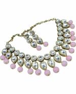 Jn Handicraft Alloy Green Jewel Set For Women