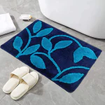 Elegant Weavers Door Mats for Entrance| Micro Fiber Doormat| Bathmat| (40x60 Cm), Blue, Pack of 1
