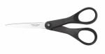 Fiskars Black Stainless Steel Essential Paper Scissors, 18 Cm
