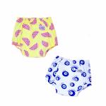 SNUGKINS Snug Potty Training Pull-up Pants Kids 100% Cotton (Size 1, Fits 1 - 2 years) - Pack of 2