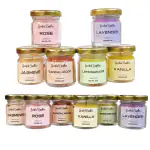 Indoblaze Jar Scented Candles Gift Set| Highly fragranced Candles Pack of 12 Mini Jars