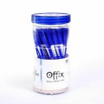 Linc Offix Blue Ink WBF Ball Pens Jar 1.00 mm (Pack of 35)