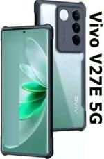 XOVO Back Cover for vivo V27e 5G, vivo V27E 5G (Transparent, Dual Protection, Pack of 1)