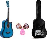intern INT-38C-LGP-BLS Acoustic Guitar Linden Wood Rosewood Right Hand Orientation  (Multicolor)