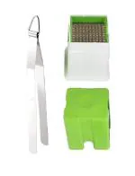 First Front Stainless Steel Roti Chimta Tong With Steel and Plastic Potato Chipser French Fries Chips Maker Machine Snacks Finger, Potato Finger Chips Cutter and Multicolour, Pack of 2