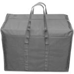 Mteaser Set of 1 Nylon 85 L Moisture Proof Multi-Purpose Storage Bag/Clothing Storage Organiser/Toy Storage/Stationery Paper Storage Bag with Zipper & Strong Handle (Black,57x 36.8X 40.5 cm)