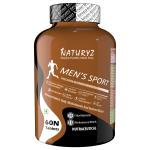 NATURYZ Men's Sport Multivitamin With 55 Vital Nutrients & 8 Performance Blends (60 Tablets)