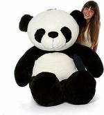 Nanny Fur 6 ft Black and White Teddy Bear for 2 Years Kids