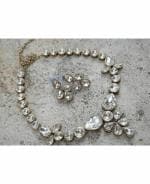 Jn Handicraft Alloy Copper-Plated Blue Jewel Set For Women And Girls