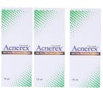 FLAY Acnerex Facewash |Aloe Vera , Shea Butter & Allantoin - 75ml (Pack of 3)