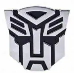 GF GOLDEN FOX New Transformer Autobot Sticker for Car Styling Logo 6 cm Self Adhesive Sticker