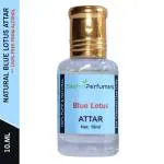Saanvi Perfumers Black Lotus Attar 10ML For Men and Women | Indian Attar | Itra | Scent | Natural Fragrance Oil | Perfume Oil | 0% Alcohol With Floral Fragrance (10ml)