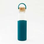 The Better Home Aqua Borosilicate Glass Water Bottle With Sleeve For Women