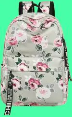 HBC Medium 25 L Laptop Backpack PLAYYS SCHOOL FOR GIRLS | COLLEGE BAG | TUITION BAG 14 L Backpack (Grey)