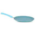 NAVRANG NONSTICK AQUA BLUE SPATTER/ GRANITE DOSA TAWA 260,NON INDUCTION ,SOFT-TOUCH HANDLE