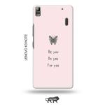 Tweakymod Printed Be You Back Cover for LENOVO K3 NOTE